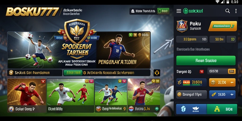 Gameplay menarik dalam aplikasi Sportsbook BOSKU777.