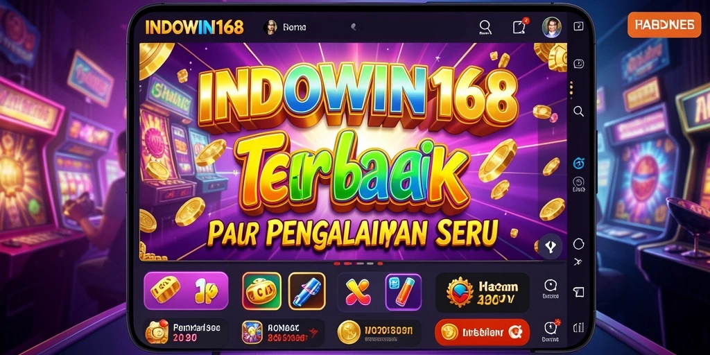 Tampilan menarik dari permainan Slot INDOWIN168 yang seru.