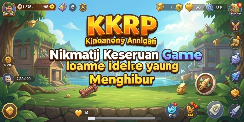 Gameplay Idle yang menarik dalam KKRP dengan karakter lucu.
