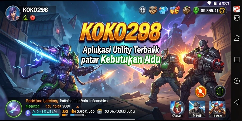 Tampilan antarmuka KOKO288 yang intuitif dan menarik.