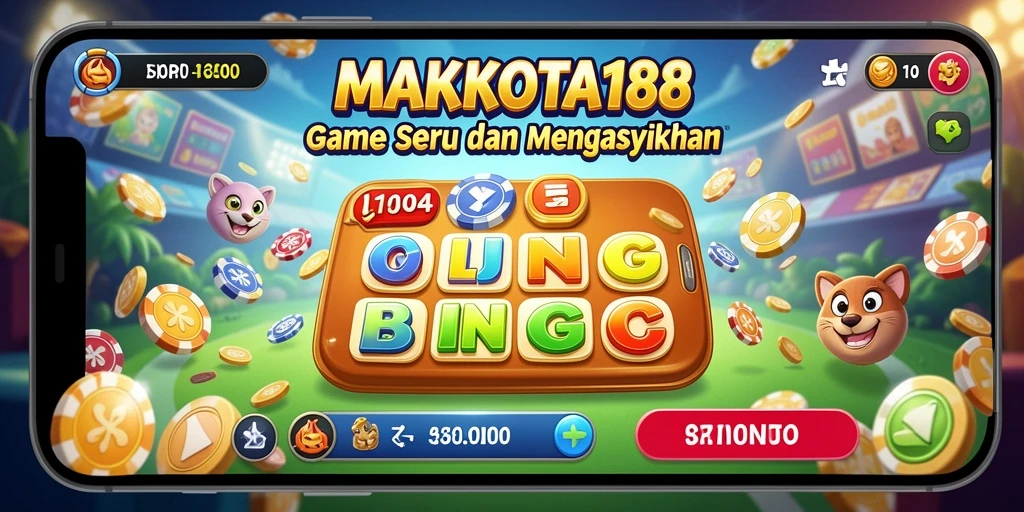 Tampilan gameplay seru dalam permainan Bingo MAHKOTA188.