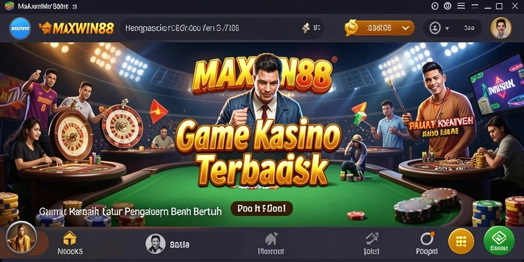Tampilan menarik dari gameplay Kasino MAXWIN88 yang mendebarkan.