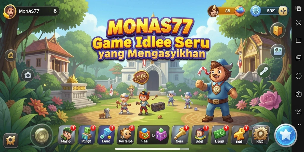 Tampilan gameplay MONAS77 yang seru dan mengasyikkan.