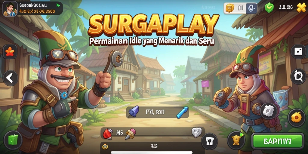 Tampilan gameplay SURGAPLAY yang menarik dan dinamis.
