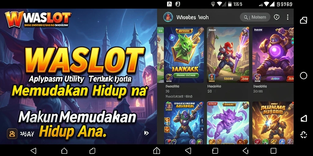 Tampilan antarmuka WASLOT yang sederhana dan efektif.