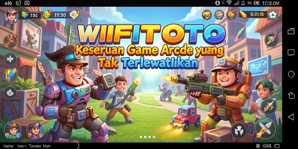 Screenshot utama WIFITOTO yang menunjukkan gameplay seru dan menantang.